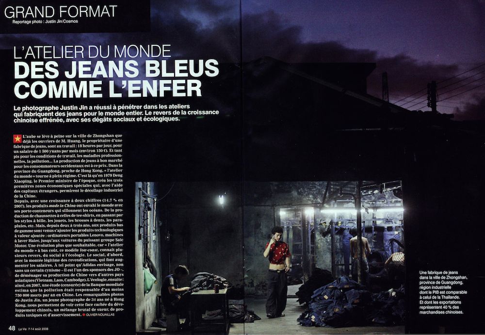 DES JEANS BLEUS COMME L’ENFER