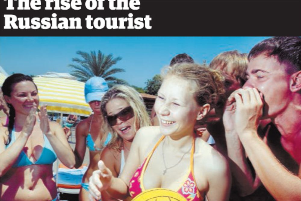 THE RISE OF THE RUSSIAN TOURIST