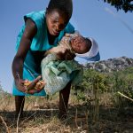 Liliosa, 16, forages for wild fruits in Masvingo Province, Zimbabwe, to feed herself, her baby and her young sister, who is born HIV positive. Drought in southern Africa is devastating communities in Zimbabwe, leaving 4 million people urgently in need of food aid. The government declared a state of emergency,. Here in Masvingo Province, the country's hardest hit province, vegetation has wilted, livestock is dying, and people are at serious risk of famine.